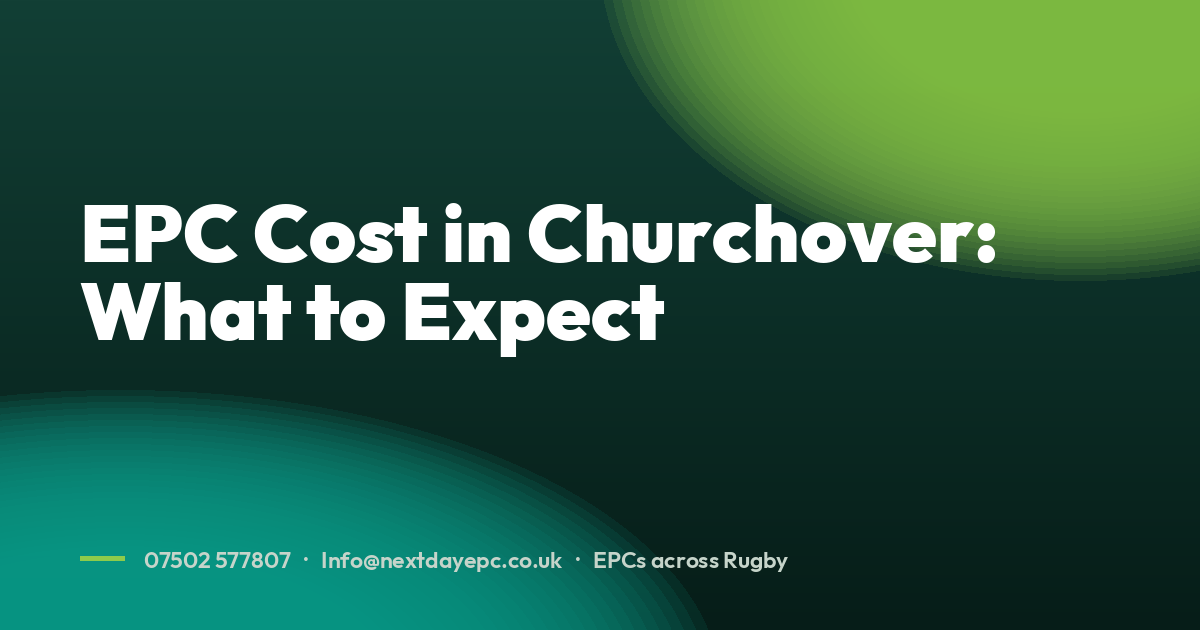 EPC Cost in Churchover: What to Expect