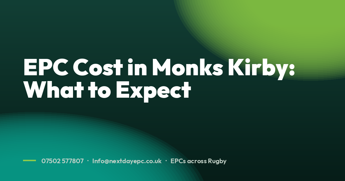 EPC Cost in Monks Kirby: What to Expect