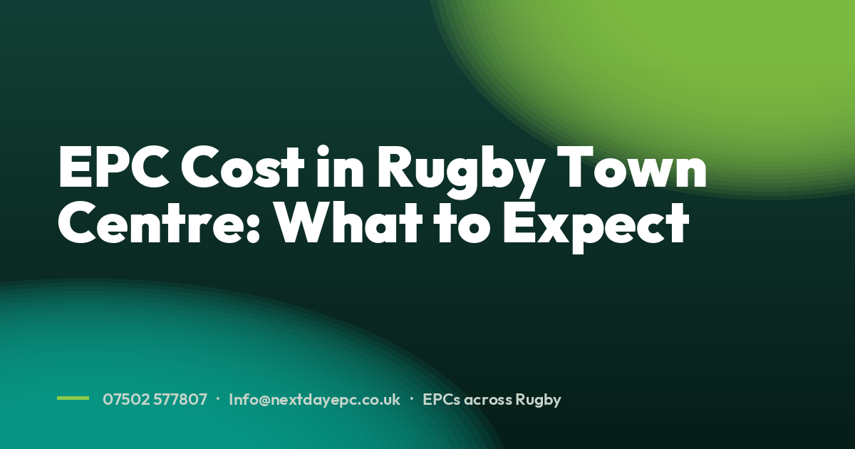EPC Cost in Rugby Town Centre: What to Expect
