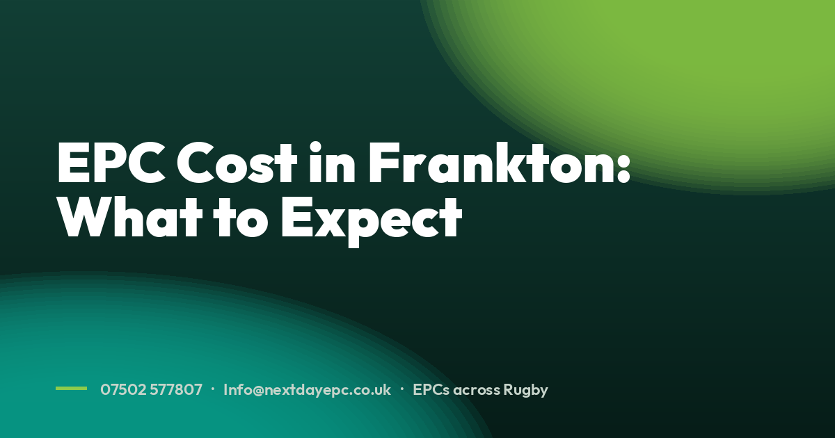 EPC Cost in Frankton: What to Expect