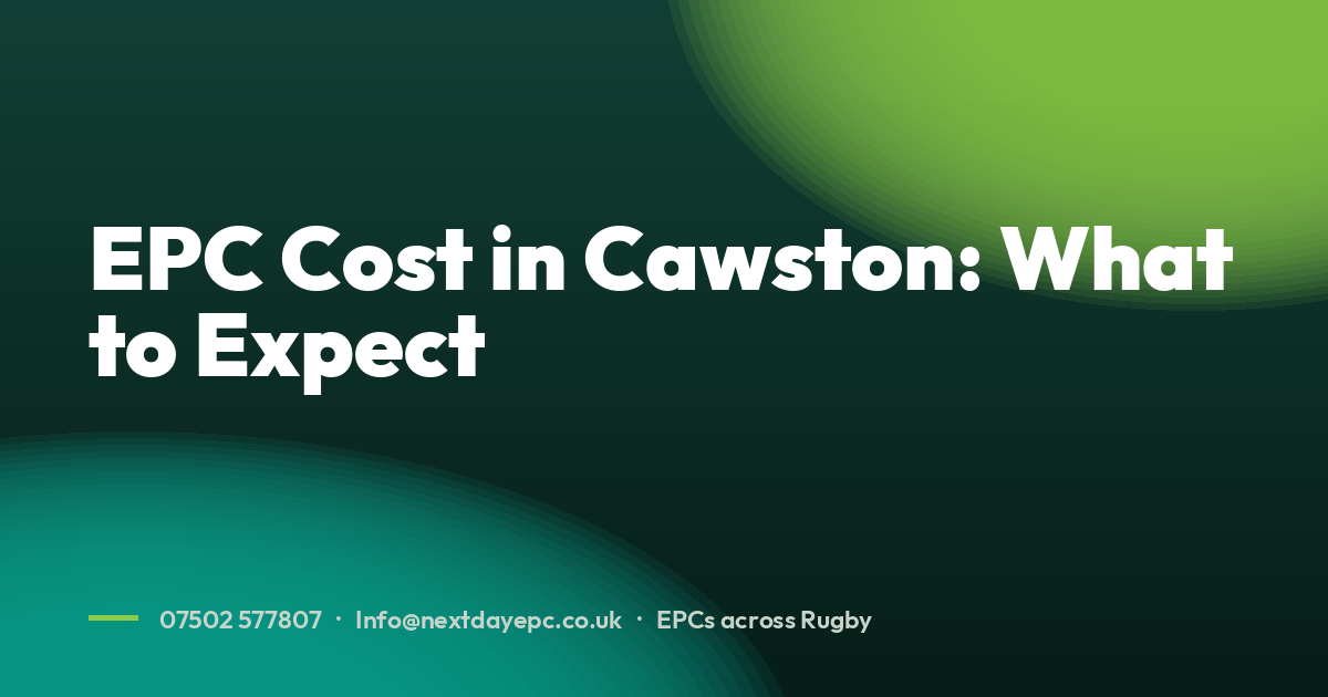 EPC Cost in Cawston: What to Expect